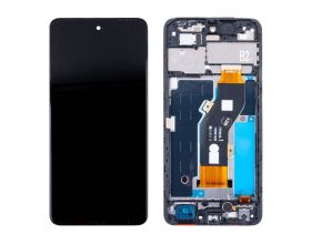 Дисплей для Tecno Spark Go 2024 (BG6) в сборе с тачскрином + рамка (черный) (CDOT) org (орг)