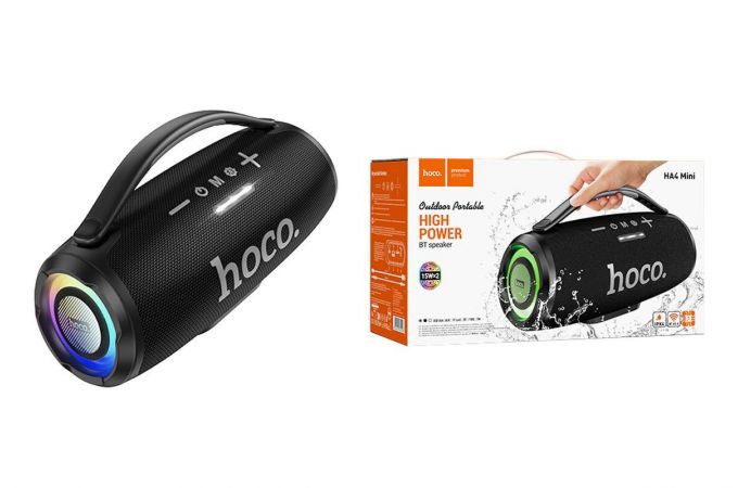 Портативная беспроводная колонка HOCO HA4 mini Surge outdoor BT speaker (черный)