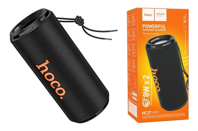Портативная беспроводная колонка HOCO HC27 Soundful sports BT speaker (черный)