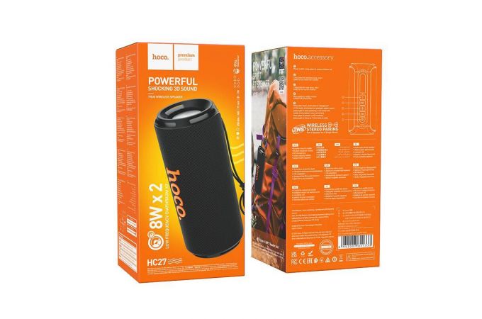 Портативная беспроводная колонка HOCO HC27 Soundful sports BT speaker (черный)