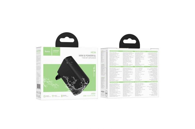 Портативная беспроводная колонка HOCO HC34 Star BT speaker (черный)