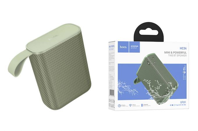 Портативная беспроводная колонка HOCO HC34 Star BT speaker (зеленый)
