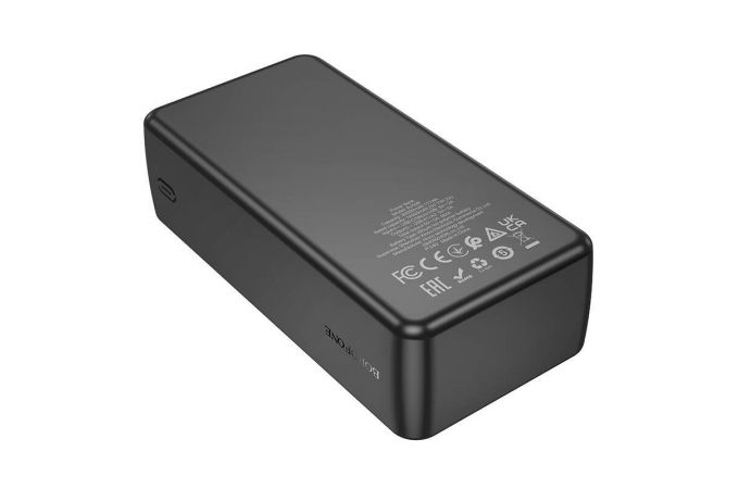 Универсальный дополнительный аккумулятор Power Bank BOROFONE BJ55B Graceful (30000mAh) (черный)