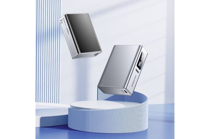 Универсальный дополнительный аккумулятор Power Bank BOROFONE BJ72 Energy 22.5W+PD20W fully compatible power bank with display (10000mAh) (серый)