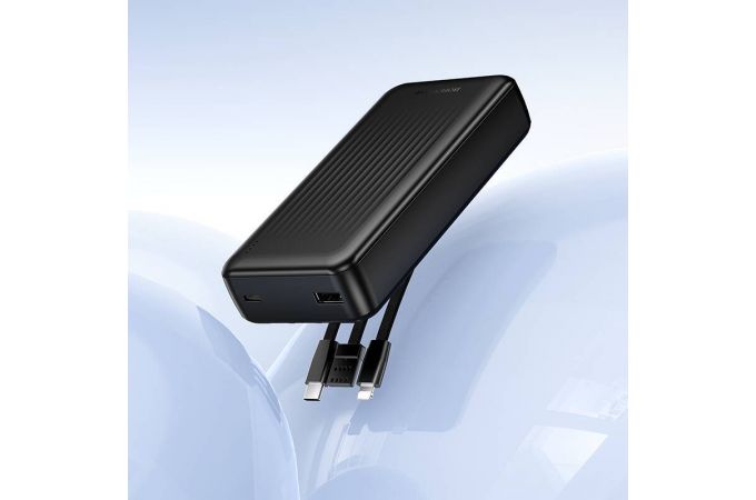 Универсальный дополнительный аккумулятор Power Bank BOROFONE BJ79A Clever with 3 cables (20000mAh) (черный)