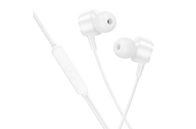 Наушники вакуумные проводные BOROFONE BM94 Sonar (белый)