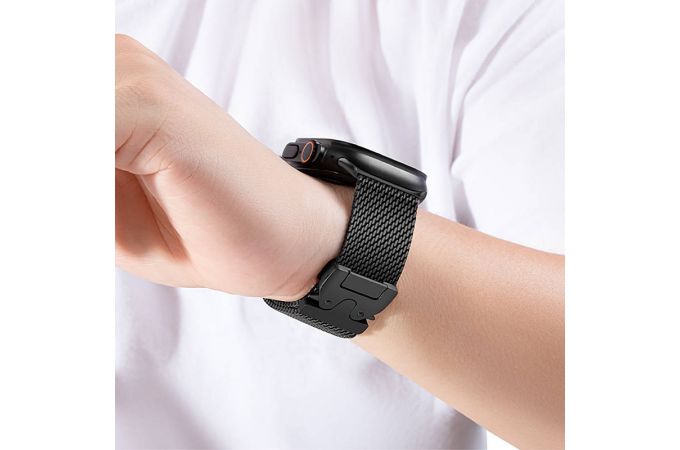 Ремешок для Apple Watch HOCO WA33 Original series umbrella buckle Milanese steel strap strap (44/45/46/49 мм) оригинальный цвет