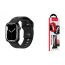 Ремешок для Apple Watch HOCO WA27 Flexible series stepped pattern solid color silicone strap (38/40/41 мм) черный