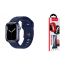 Ремешок для Apple Watch HOCO WA27 Flexible series stepped pattern solid color silicone strap (38/40/41 мм) темно-синий