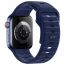 Ремешок для Apple Watch HOCO WA27 Flexible series stepped pattern solid color silicone strap (38/40/41 мм) темно-синий