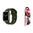 Ремешок для Apple Watch HOCO WA27 Flexible series stepped pattern solid color silicone strap (38/40/41 мм) армейский зеленый