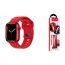 Ремешок для Apple Watch HOCO WA27 Flexible series stepped pattern solid color silicone strap (42/44/45/49 мм) красный