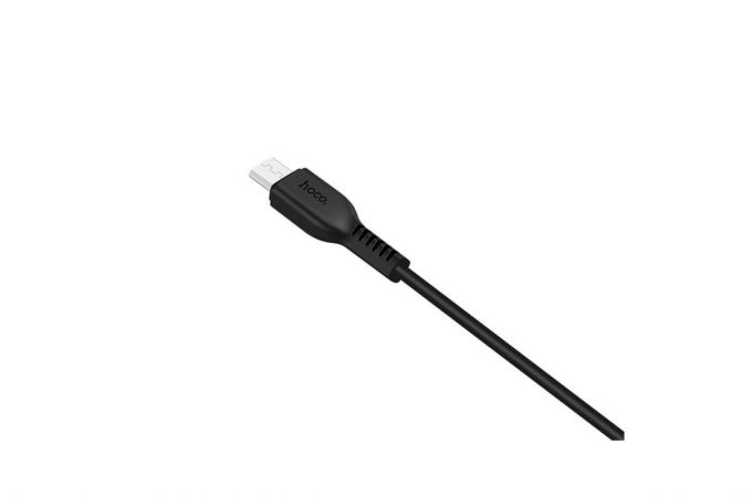 Кабель USB - MicroUSB HOCO X20 2,4A (черный) 1м