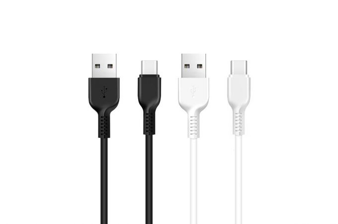 Кабель USB - MicroUSB HOCO X13 2,4A (белый) 1м