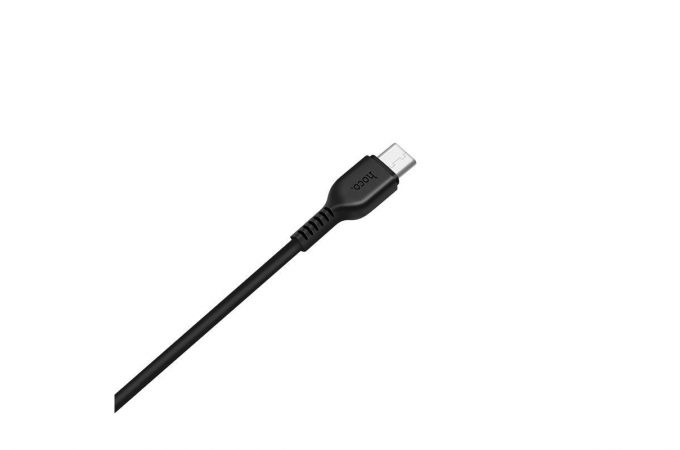 Кабель USB - MicroUSB HOCO X13 2,4A (черный) 1м