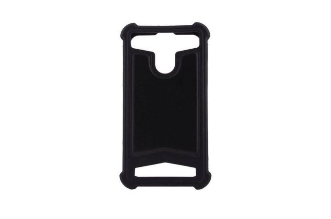 Чехол-слайд универсальный (силиконовая вставка) 4,3-4,7 дюйма, (черный)