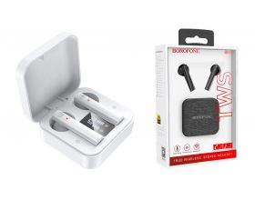 Наушники вакуумные беспроводные BOROFONE BE40 Triumph TWS wireless earphonesl Bluetooth (белый)