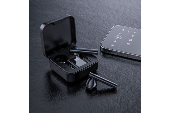 Наушники вакуумные беспроводные BOROFONE BE40 Triumph TWS wireless earphonesl Bluetooth (черный)