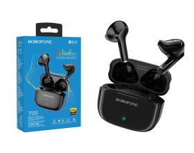 Наушники вакуумные беспроводные BOROFONE BE47 Perfecto TWS wireless earphonesl Bluetooth (черный)