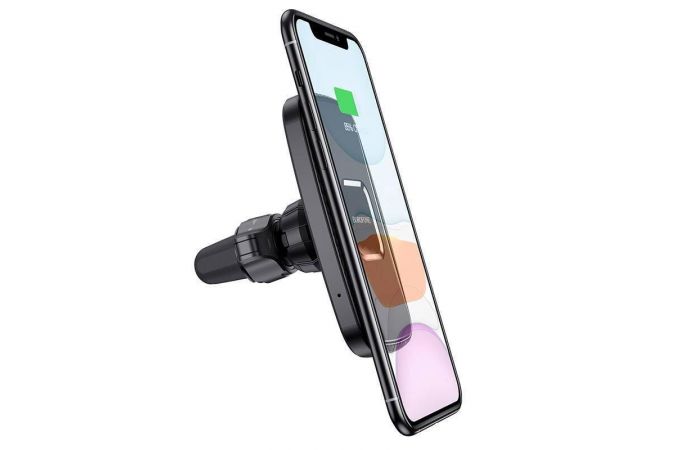 Держатель автомобильный для телефона BOROFONE BH35 magnetic wireless charging на панель черный