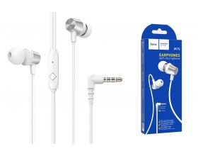 Наушники вакуумные проводные HOCO M79 Cresta universal earphones (белый)