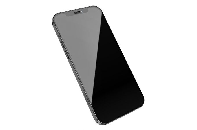 Защитное стекло дисплея iPhone 12/12 Pro (6.1) HOCO A19 Shatterproof tempered glass (черный)
