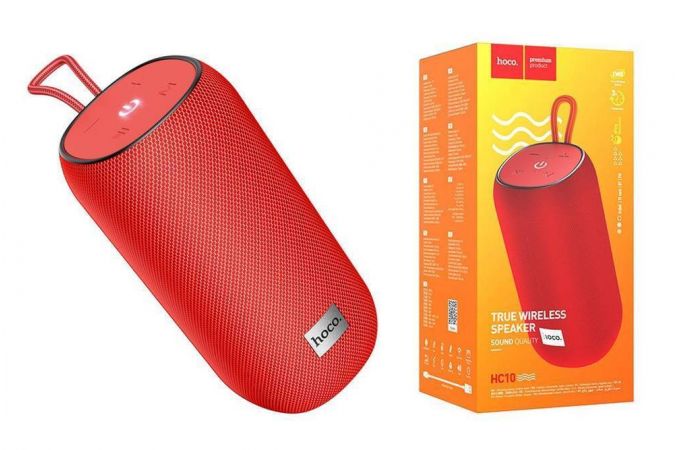 Портативная беспроводная колонка HOCO HC10 (красный) (ABSOLUT)