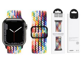 Ремешок для Apple Watch HOCO WA05 Jane Eyre series sliding buckle ultra-thin nylon strap (38-41 мм, official rainbow)