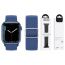 Ремешок для Apple Watch HOCO WA05 Jane Eyre series sliding buckle ultra-thin nylon strap (38-41 мм, cold sea blue)
