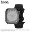 Ремешок для Apple Watch HOCO WA15 Flexible series 8-character buckle solid color silicone strap (38-41 мм, black)