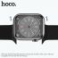 Ремешок для Apple Watch HOCO WA15 Flexible series 8-character buckle solid color silicone strap (42-49 мм, black)