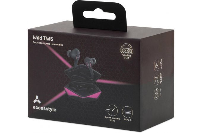 Bluetooth наушники Accesstyle Wild TWS, фиолетовые