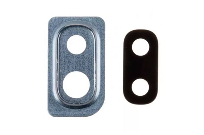 Стекло камеры для Samsung A405F Galaxy A40/ A305F Galaxy A30/ A205F Galaxy A20/ A105F Galaxy A10 + рамка (черный)