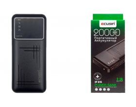 Универсальный дополнительный аккумулятор Power Bank ECUSIN EP-K15 (20 000 mAH) черный
