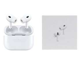 Наушники вакуумные беспроводные AirPods PRO 2 без шумоподавления (copy orig) (белый) (л)