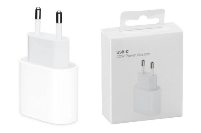 Сетевое зарядное устройство USB-C 20W для Apple iPhone (белый) (12W БЮДЖЕТ)