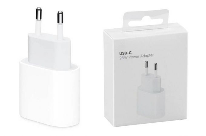 Сетевое зарядное устройство USB-C 25W для Apple iPhone (белый) (л)