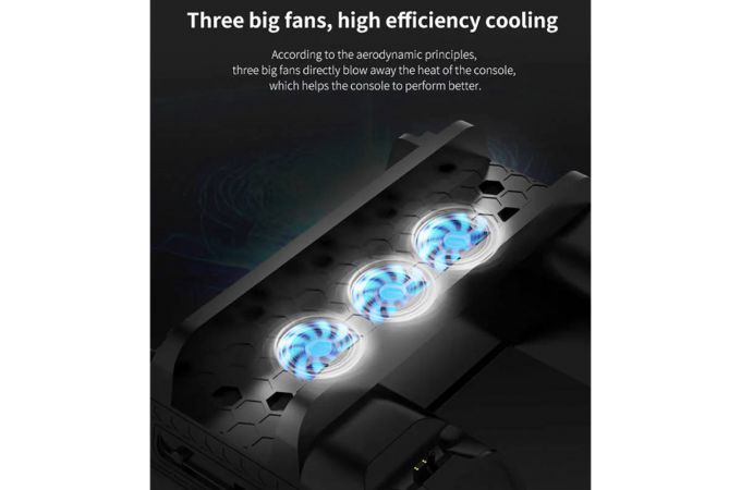 Охлаждающая станция DOBE PS4 / PS4 Slim / PS4 PROTP4-882 мультифункциональная черный