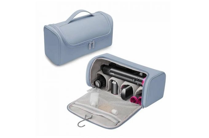 Кейс для фена и косметичка многофункциональная DYSO (синий)