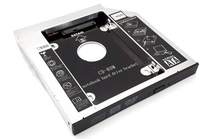 Адаптер для жесткого диска Optibay 2.5" в DVD-ROM (12мм)