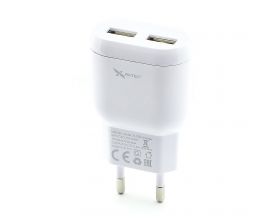 Сетевое зарядное устройство 2USB AXTEL 3000mAh (белый)