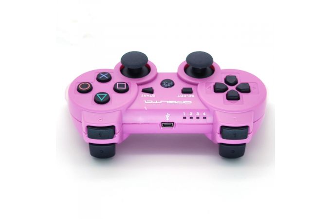 Геймпад беспроводной для Sony PlayStation 3 Орбита OT-PCG02 (Розовый, Bluetooth)