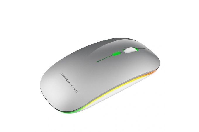 Мышь беспроводная Орбита OT-PCM66 Серая RGB (USB/Bluetooth,аккум) (серый)