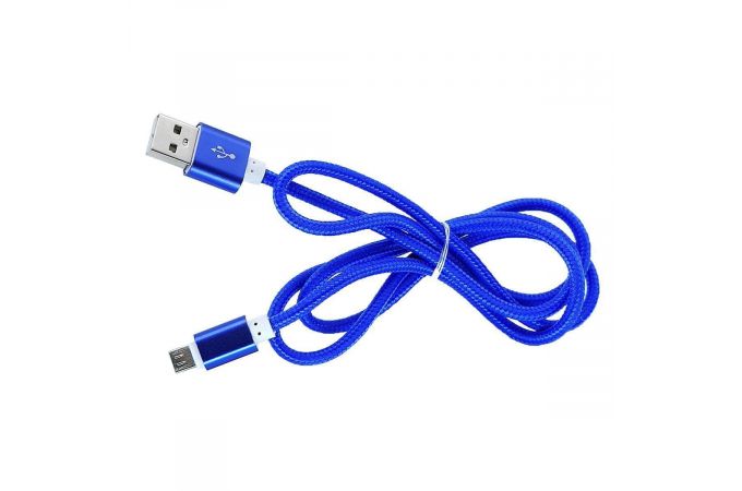 Кабель USB - MicroUSB Орбита OT-SMM31 (KM-21) 2A (синий) 1м