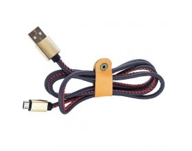 Кабель USB - MicroUSB Орбита OT-SMM34 2A (черно-красный) 1м