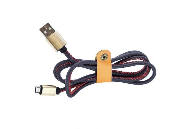Кабель USB - MicroUSB Орбита OT-SMM34 2A (черно-красный) 1м