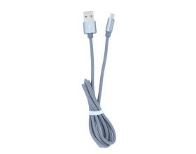 Кабель USB - MicroUSB SENDEM M7, 3A (серый) 1м