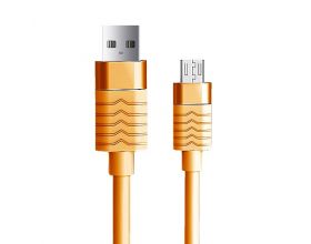 Кабель USB - MicroUSB SENDEM M6, 2.1A (оранжевый) 1.2м