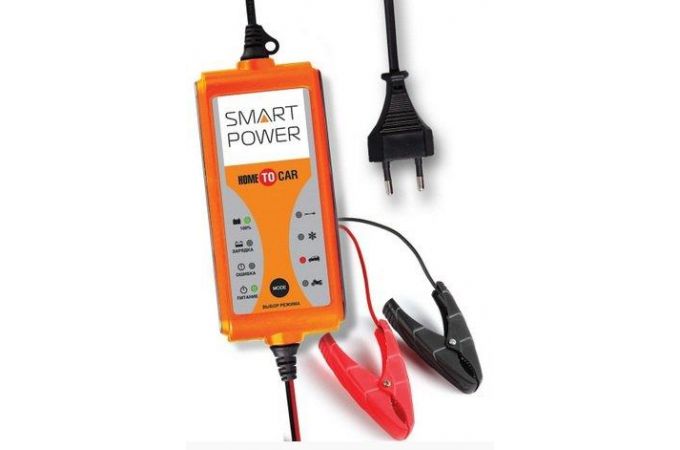 Зарядное устройство BERKUT SMART POWER SP-4N 4А., 9 стадий, автоматический цикл, десульфатация