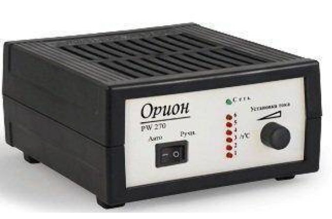Зарядное устройство Вымпел-270 (Орион PW 270) (2020) (автомат/ручн,0-7А,12В,линейный амперм)